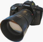 Canon EOS 650 com objectiva EF 35-105