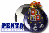 FCP único clube do futebol português pentacampeão